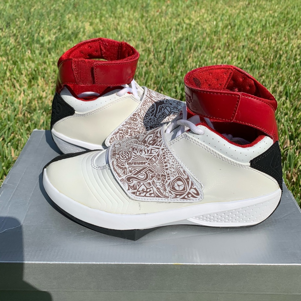 AIR JORDAN 20 OG ‘WHITE VARSITY RED’ SIZE 5.5